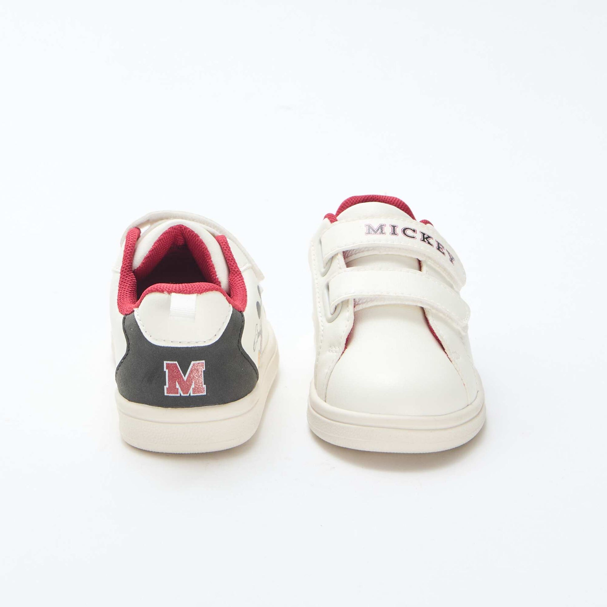 Mickey Mouse' Velcro Sneakers - Disney WHITE