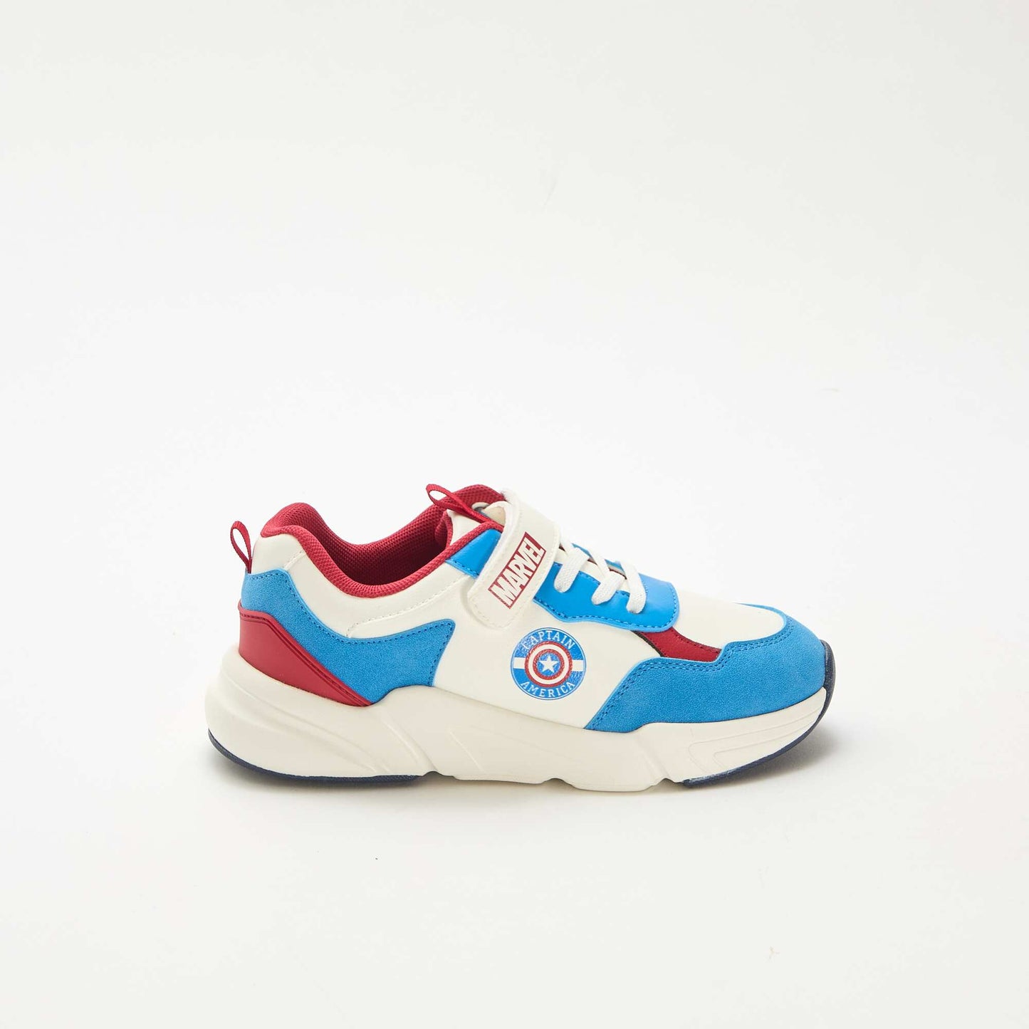 Captain America Running-Style Sneakers WHITE
