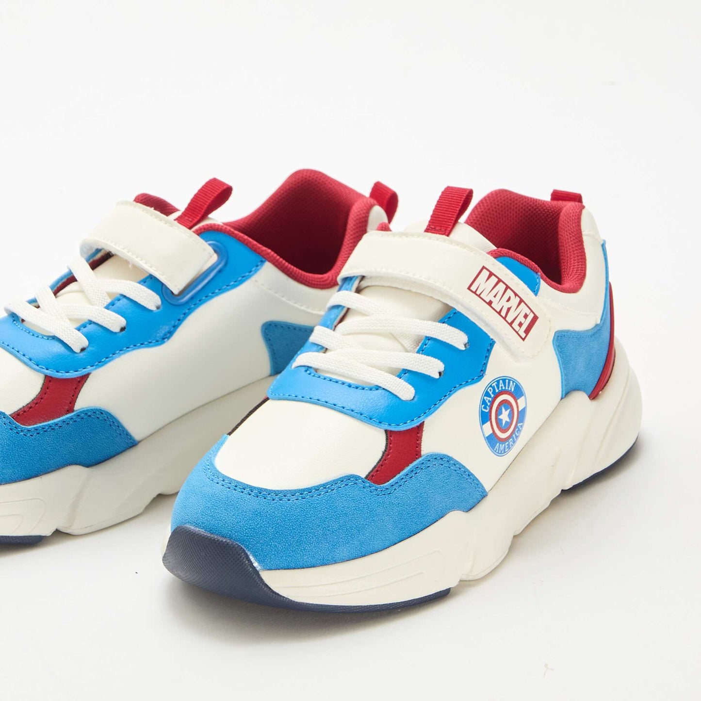 Captain America Running-Style Sneakers WHITE