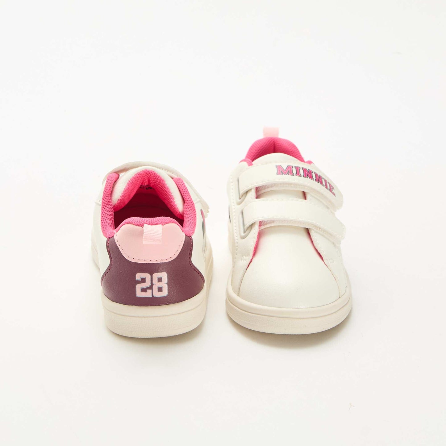 Minnie Mouse Velcro Sneakers WHITE
