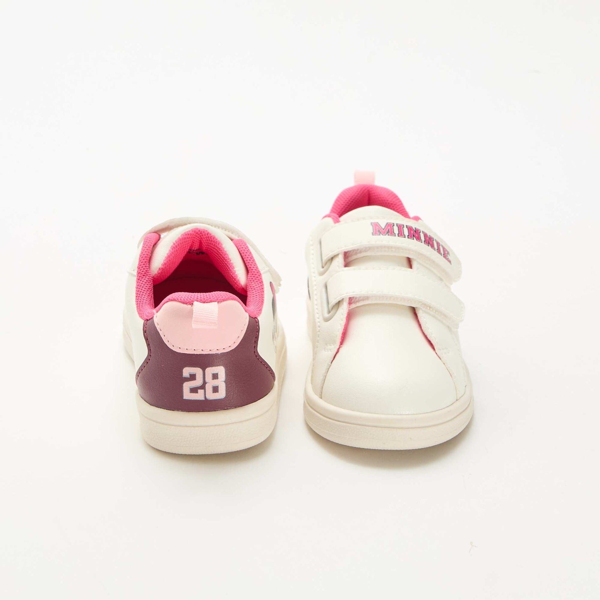 Minnie Mouse Velcro Sneakers WHITE