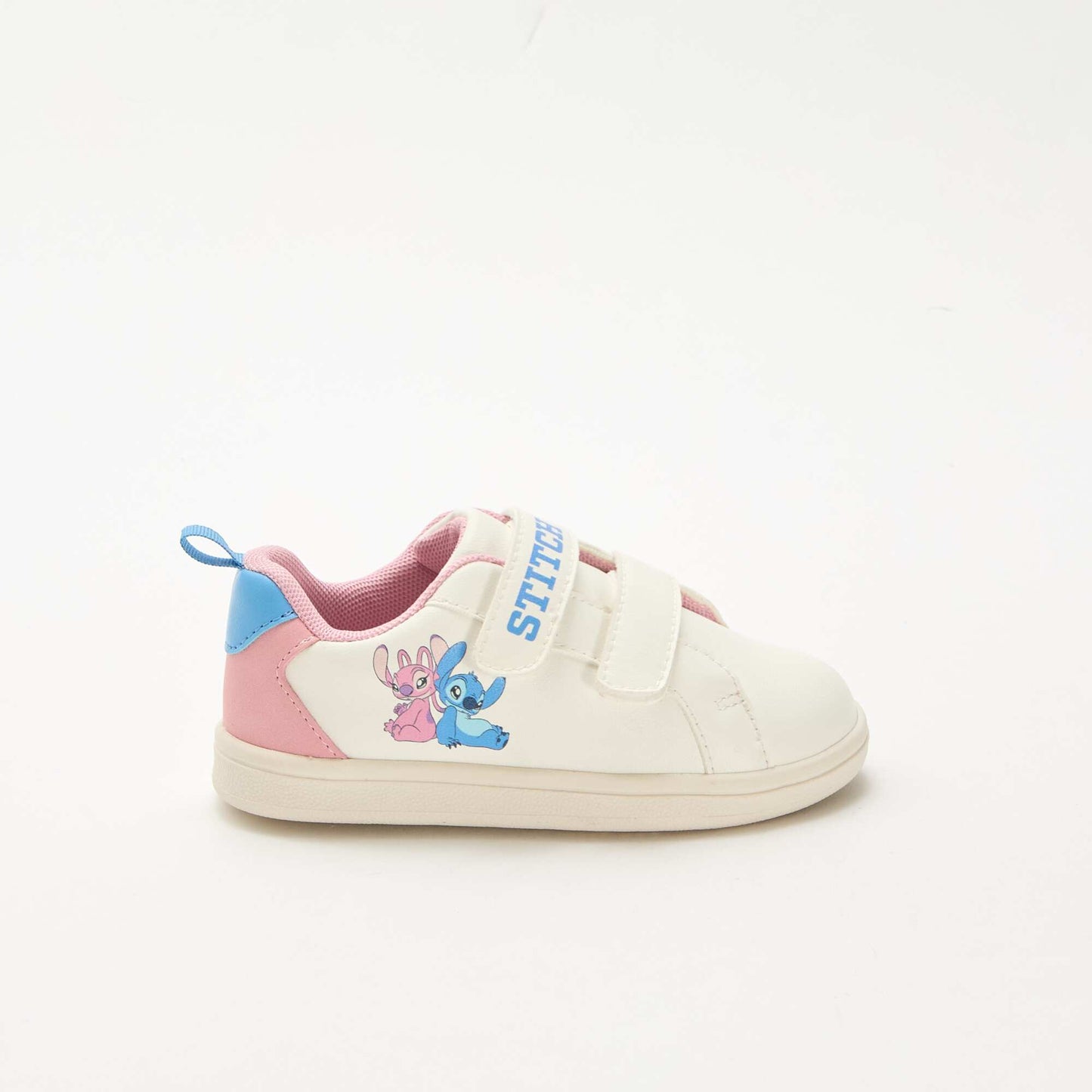 Stitch' Velcro Sneakers WHITE