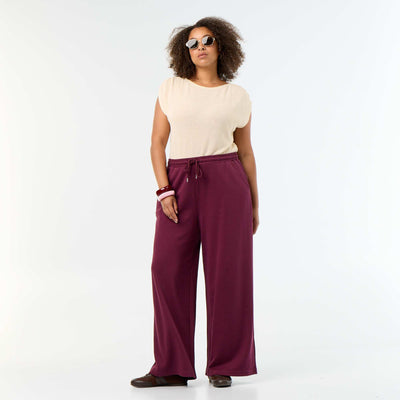 Oversized Solid Joggers PINK