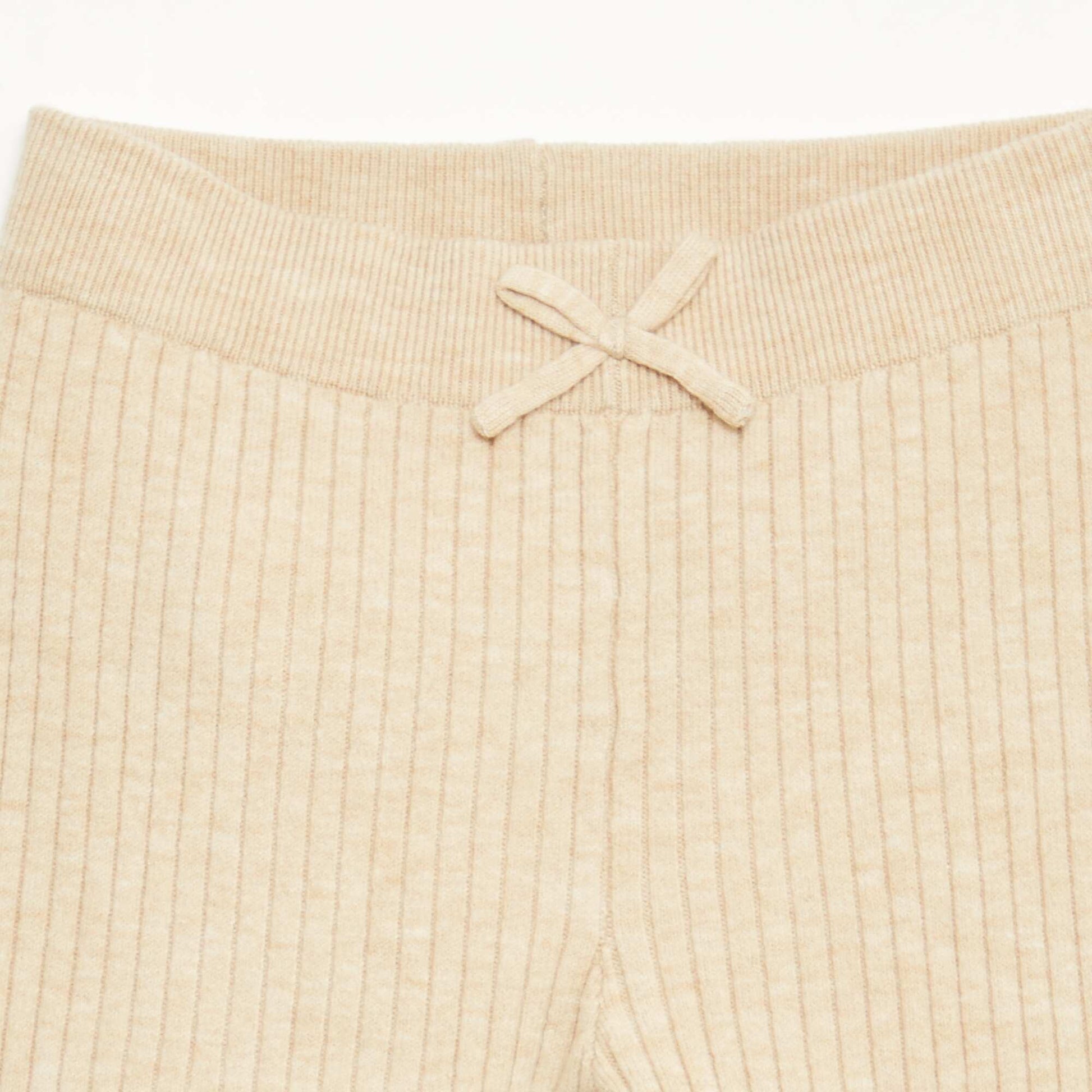 Knit Leggings BEIGE
