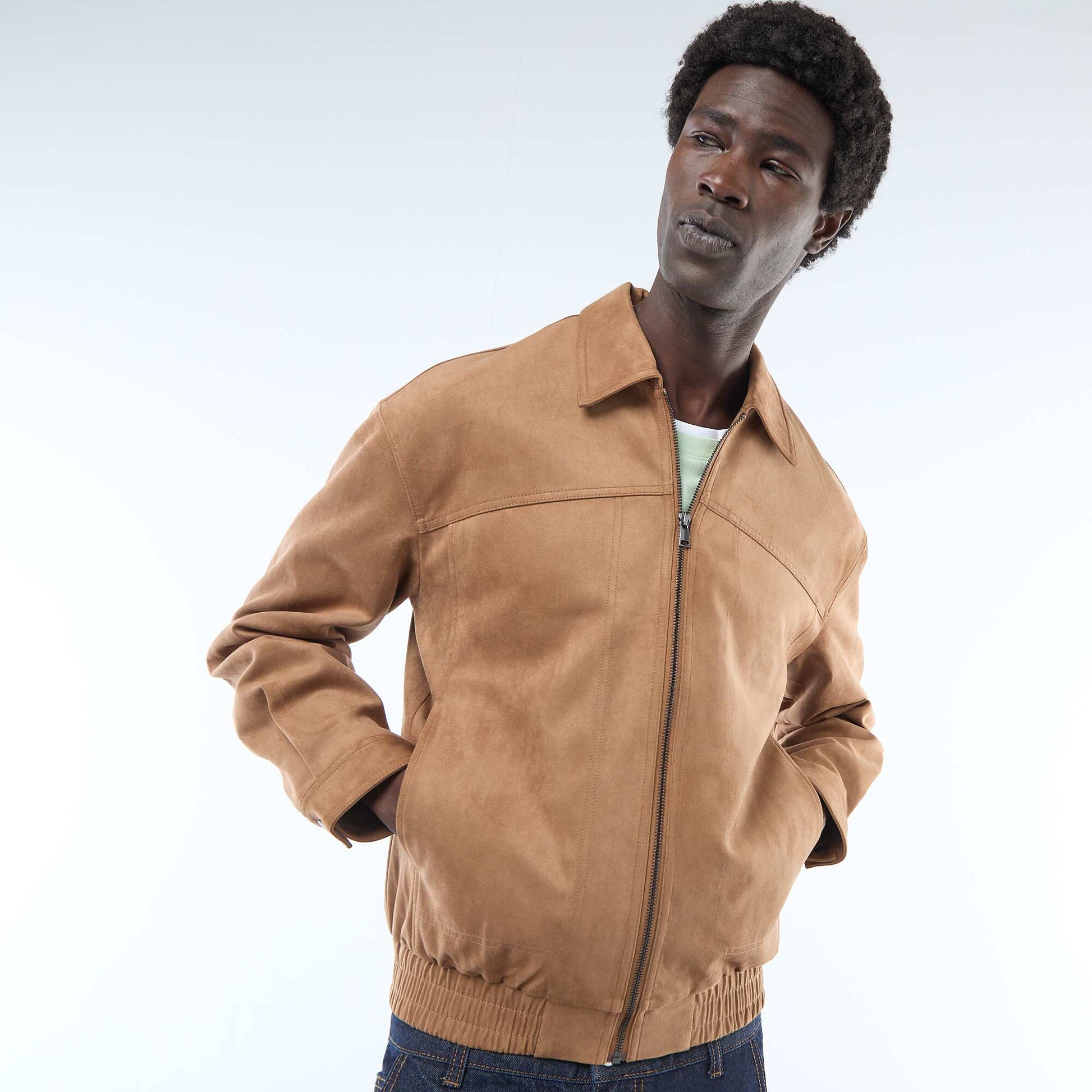Suedette Jacket BEIGE