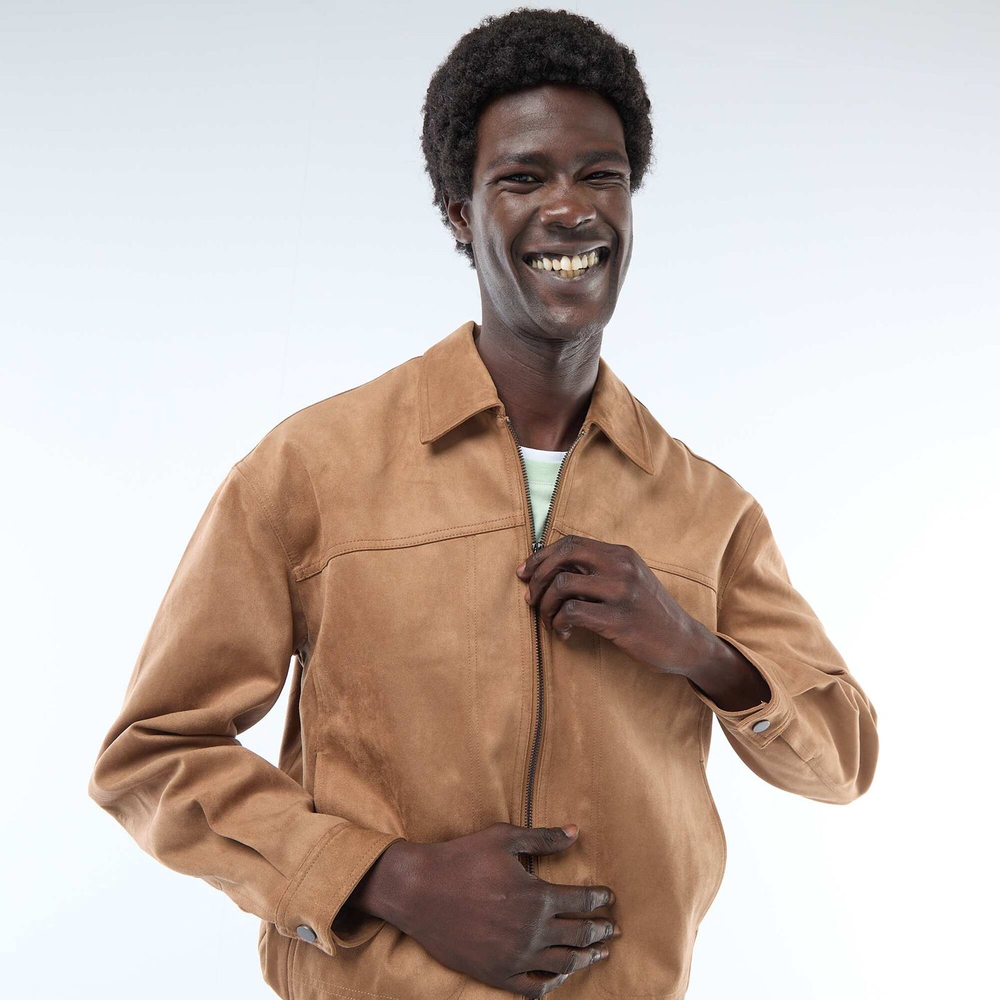Suedette Jacket BEIGE