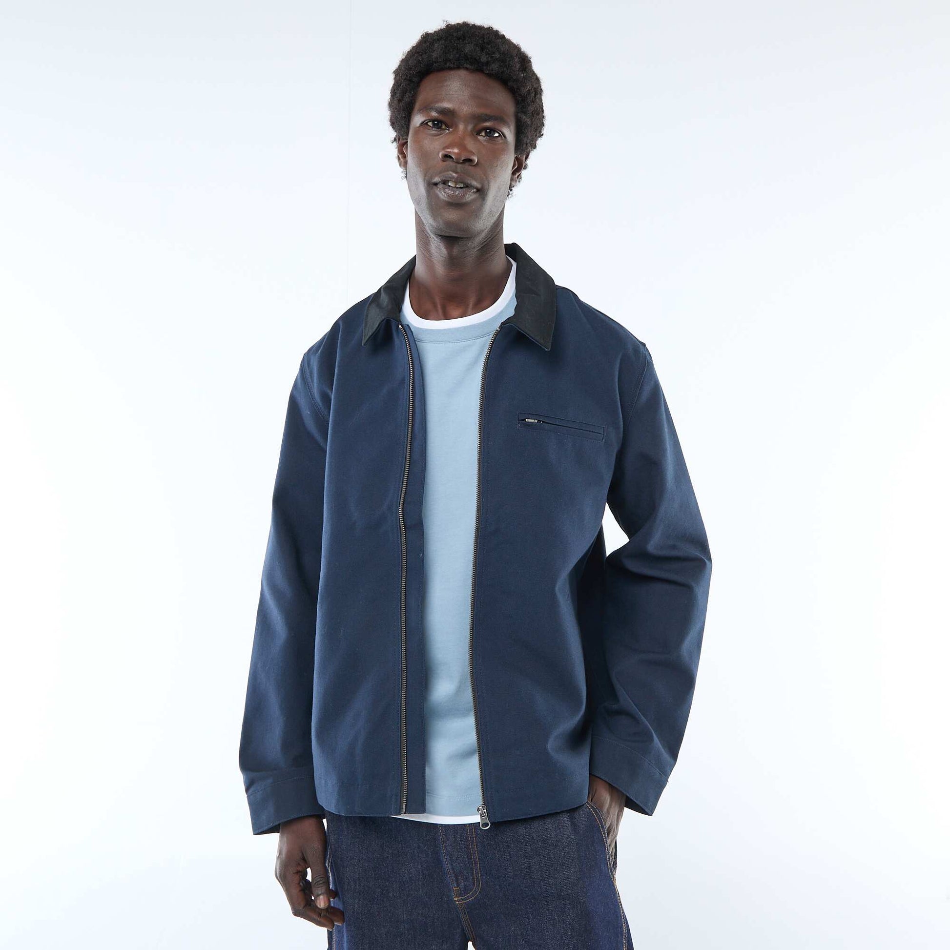 Workwear Style Jacket BLUE