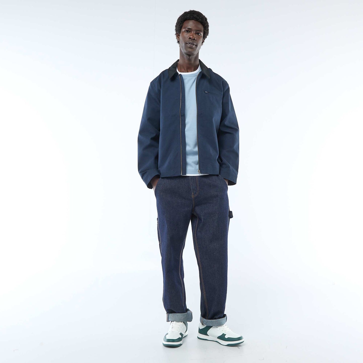 Workwear Style Jacket BLUE