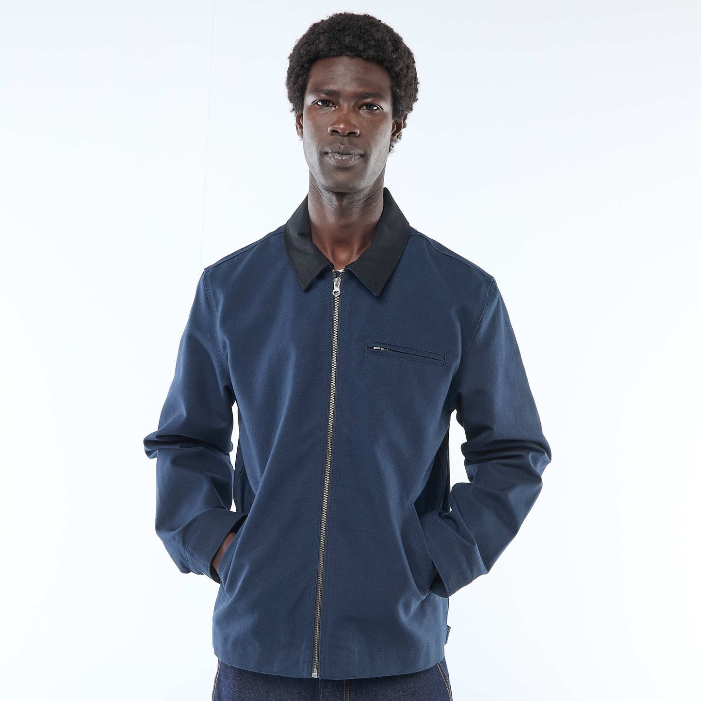 Workwear Style Jacket BLUE