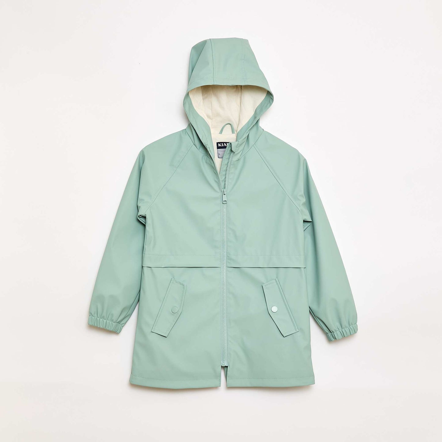Rubber Hooded Parka GREEN