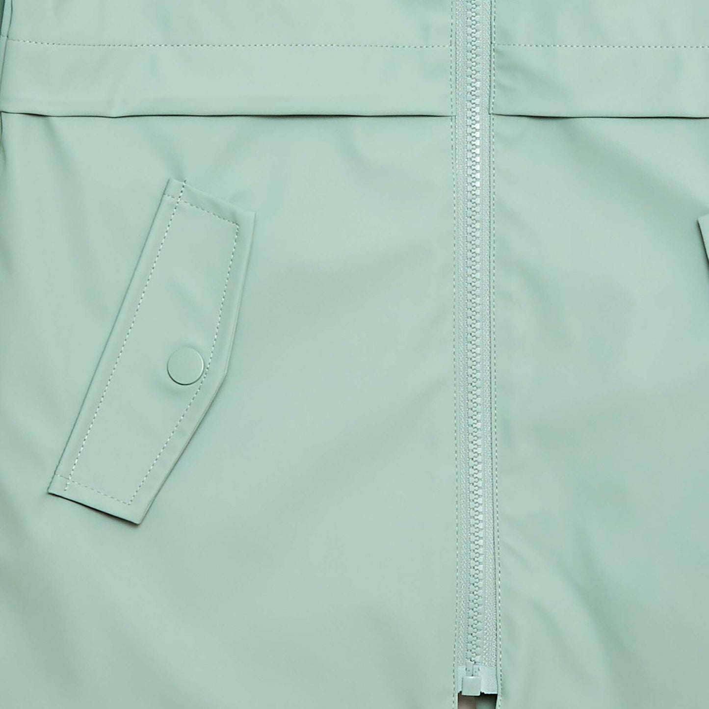 Rubber Hooded Parka GREEN