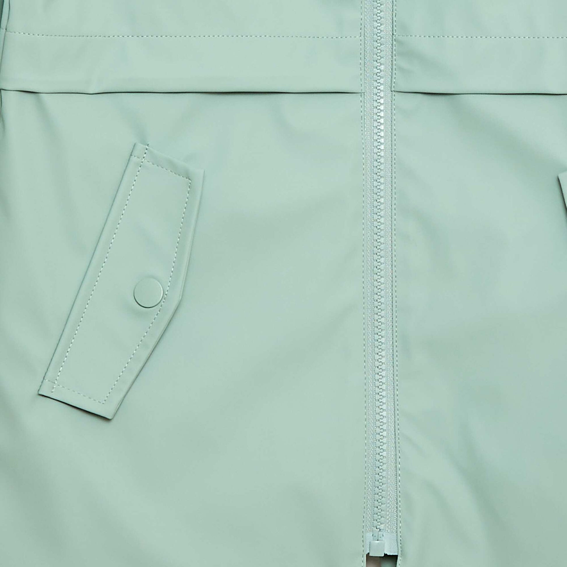 Rubber Hooded Parka GREEN