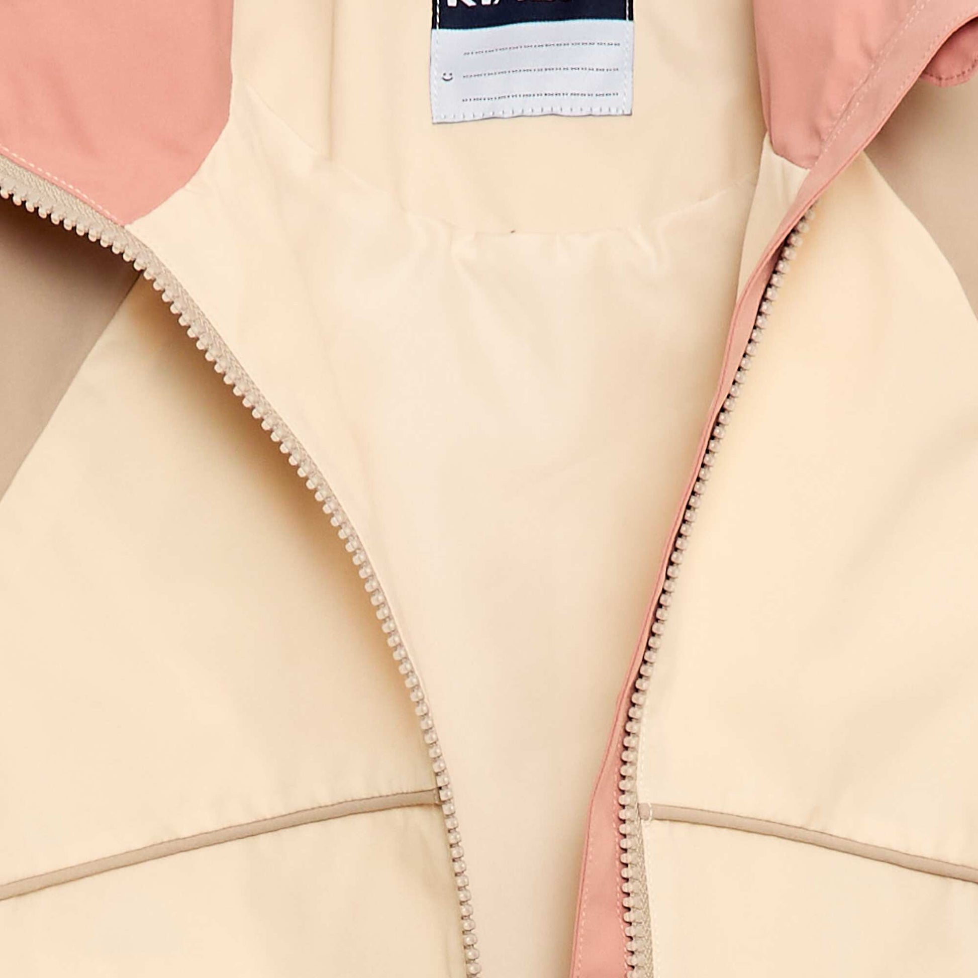 Hooded Windbreaker Jacket WHITE