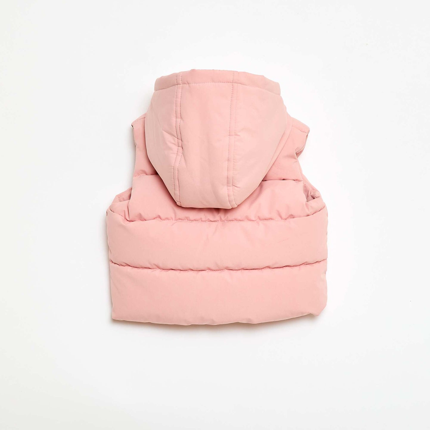 Sleeveless Padded Puffer Vest PINK