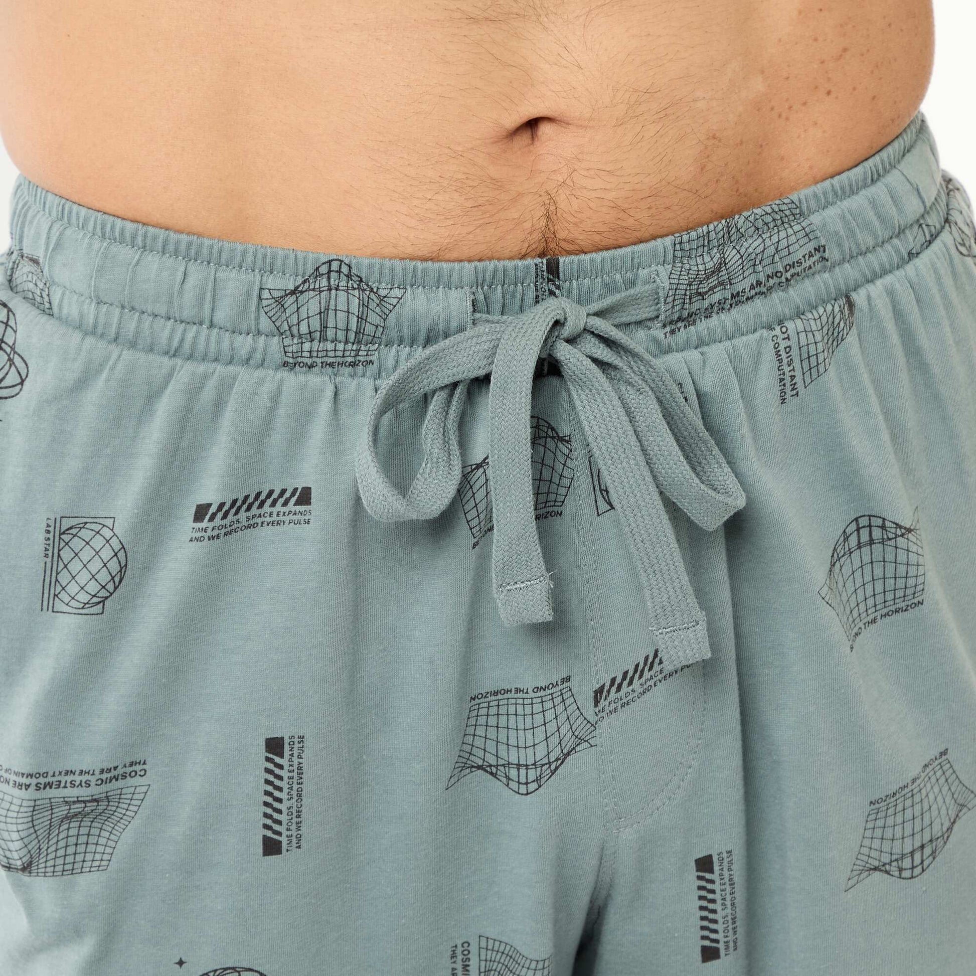Short pajama set t-shirt + shorts - 2 pieces BLUE
