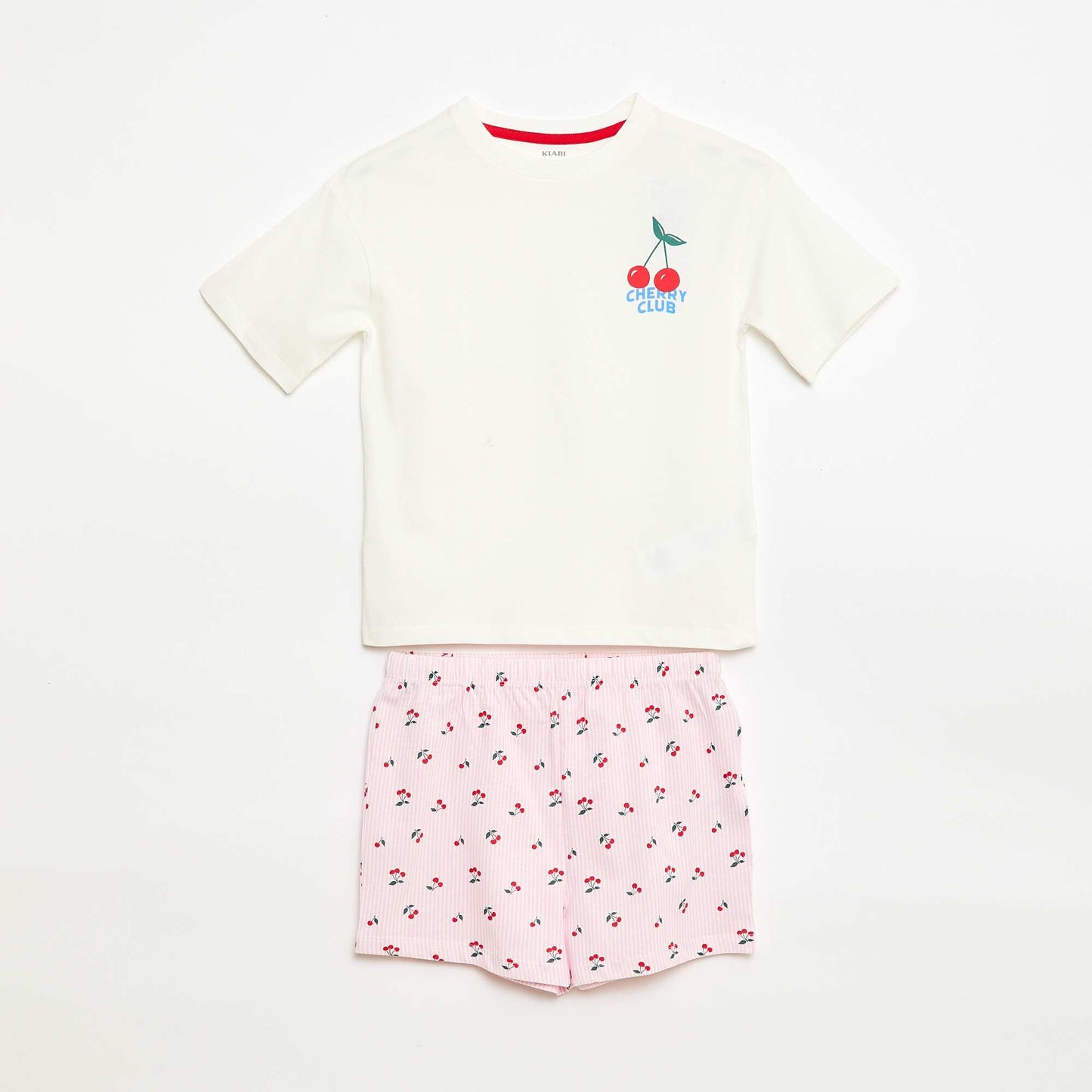 Short pajama set - 2 pieces WHITE