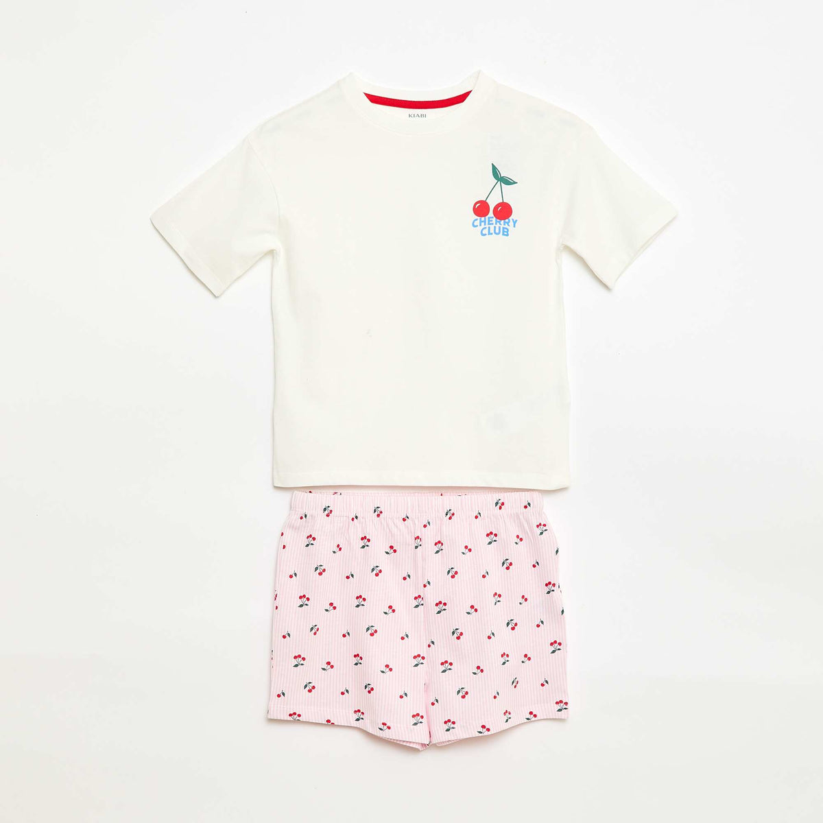 Short pajama set - 2 pieces WHITE
