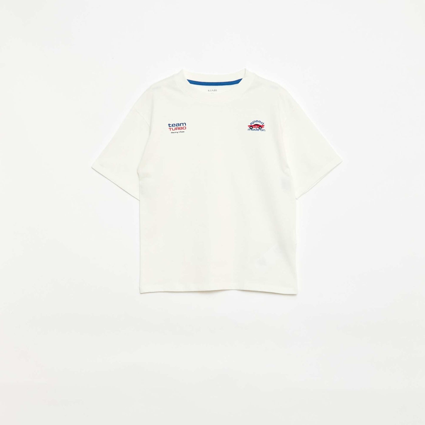 Short Pajama Set T-Shirt + Shorts - 2 Piece WHITE