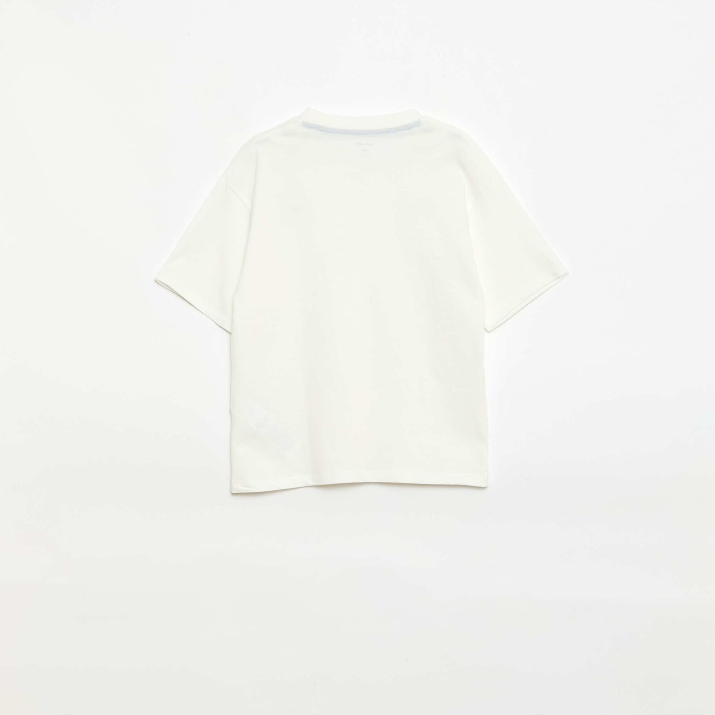 Short Pajama Set T-Shirt + Shorts - 2 Piece WHITE