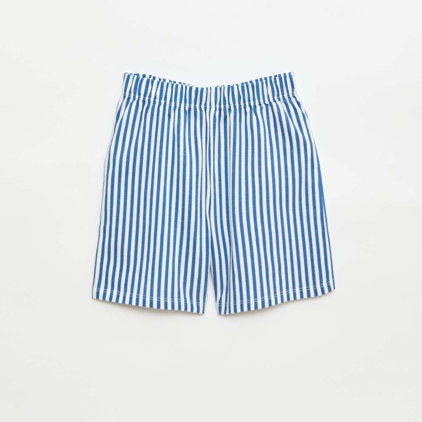 Short Pajama Set T-Shirt + Shorts - 2 Piece WHITE