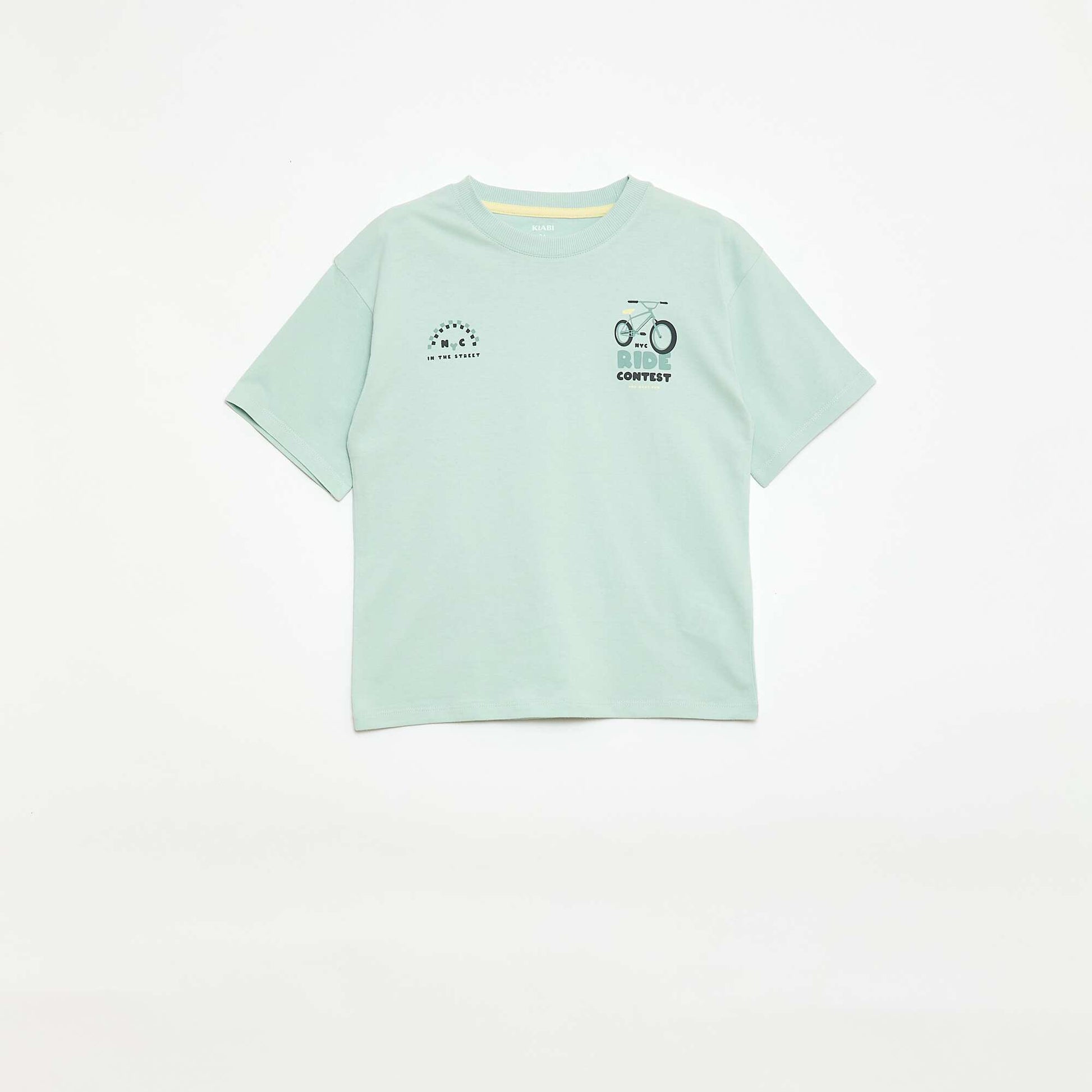 Short Pajama Set T-Shirt + Shorts - 2 Piece GREEN