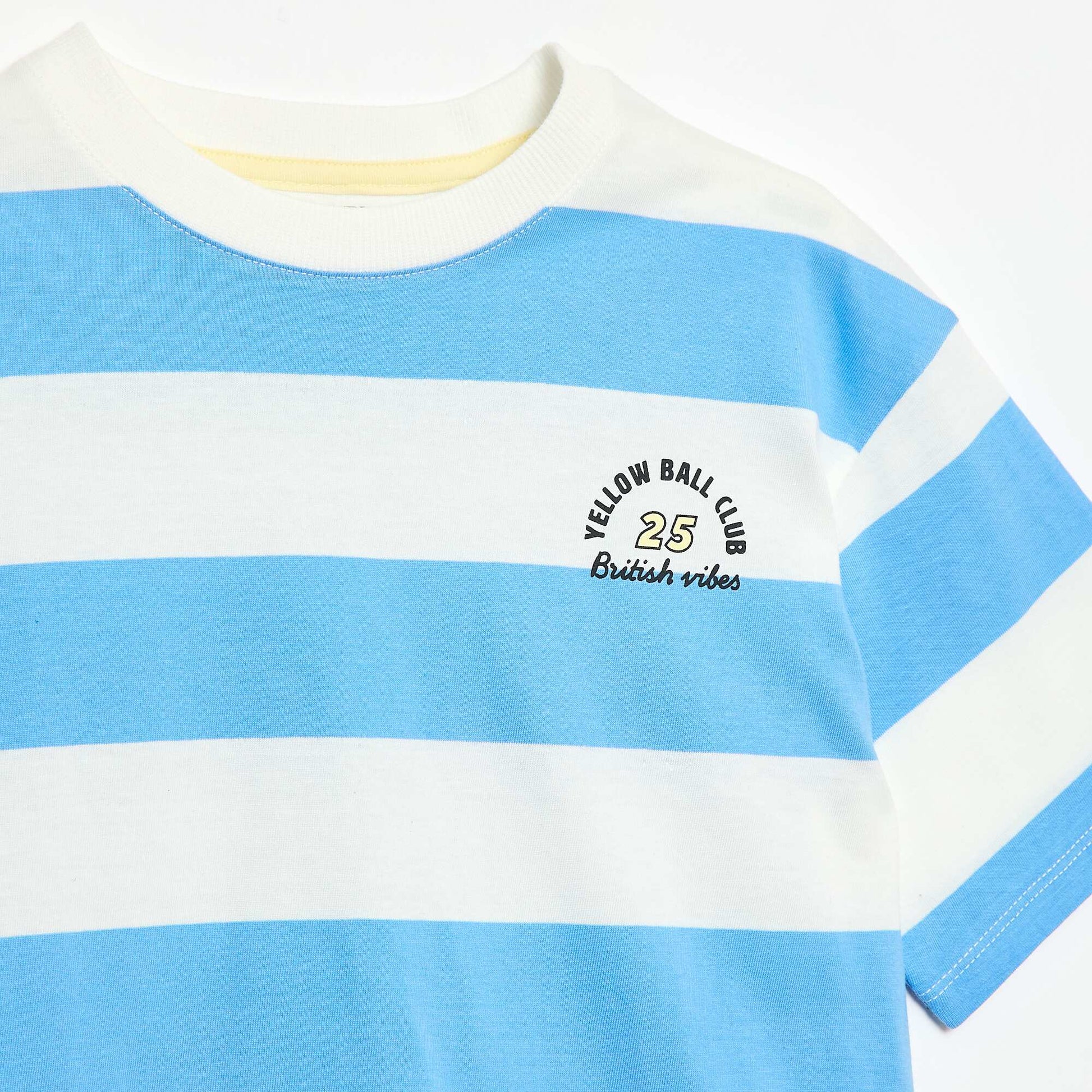 2-piece short pajama set: T-shirt and shorts BLUE