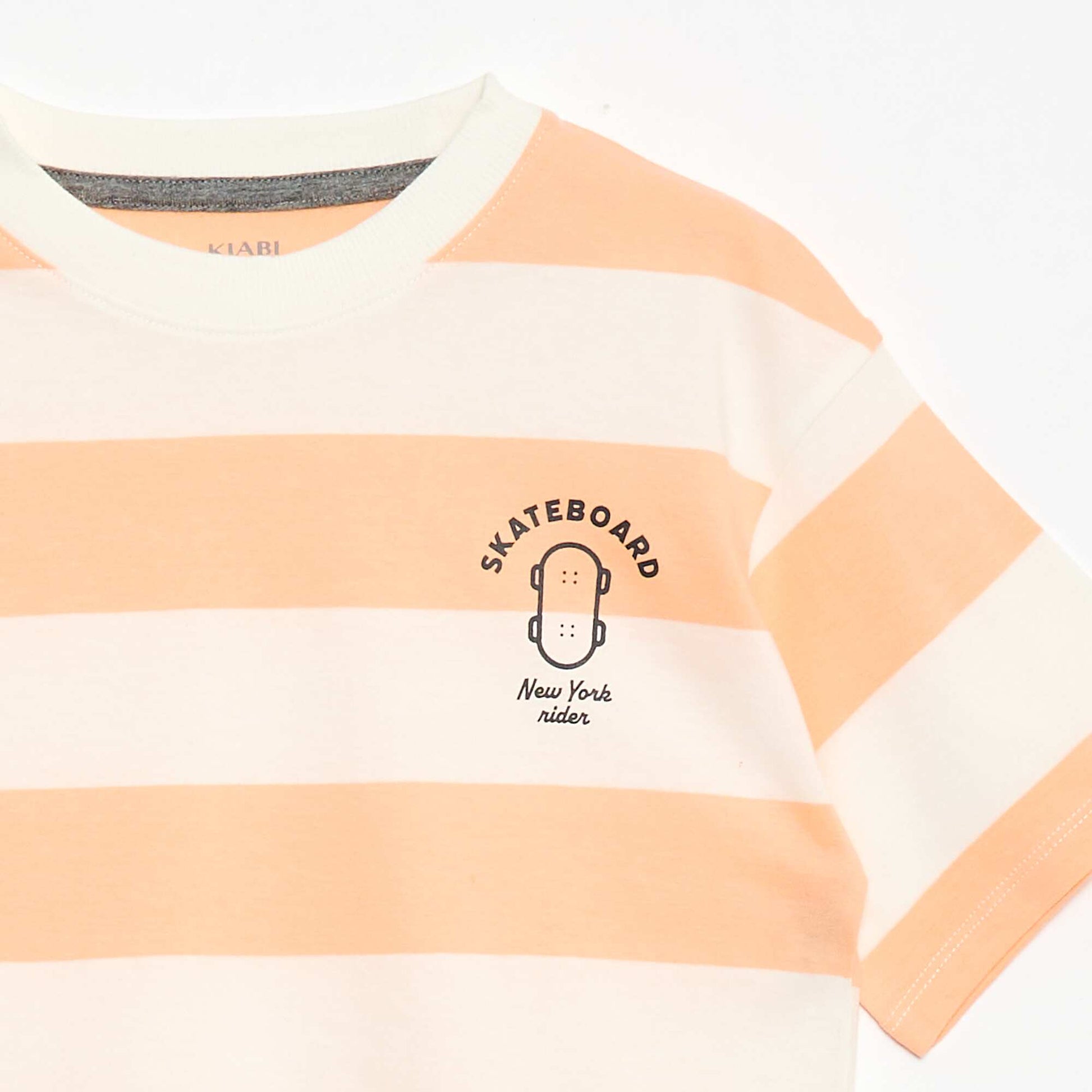 Short Pajama Set T-Shirt + Shorts - 2 Piece ORANGE
