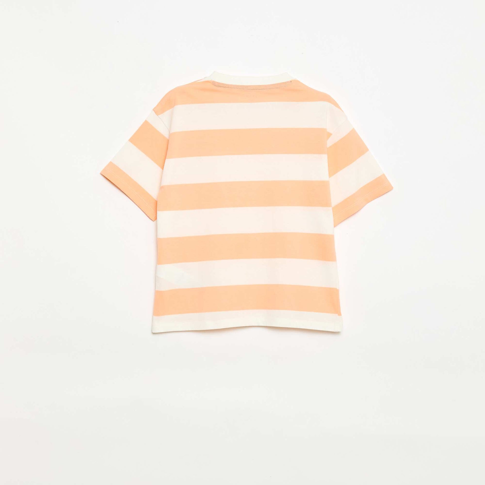 Short Pajama Set T-Shirt + Shorts - 2 Piece ORANGE