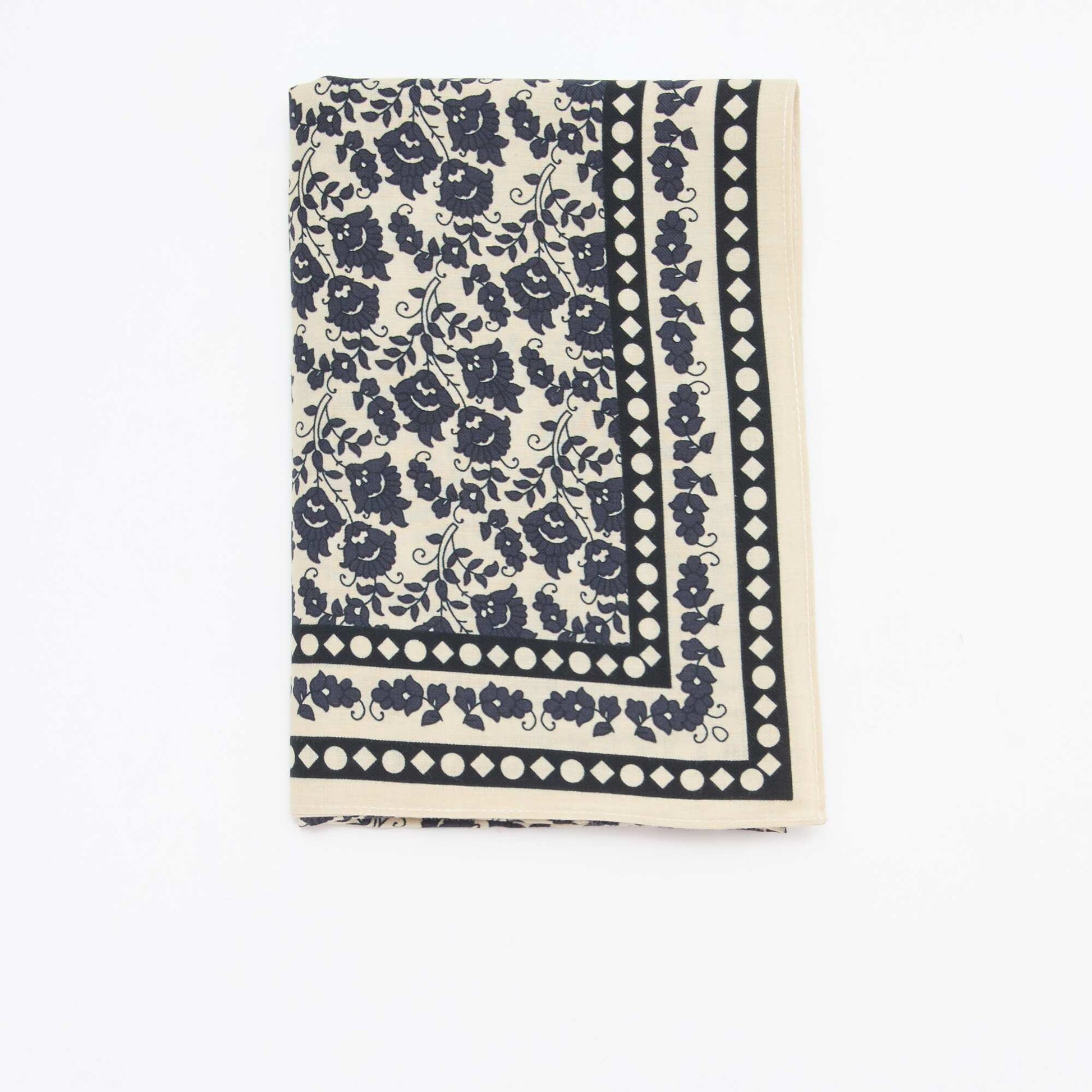 Large Square Scarf - 100 x 100 cm BLUE