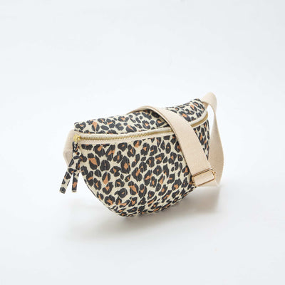 Novelty Print Belt Bag BROWN