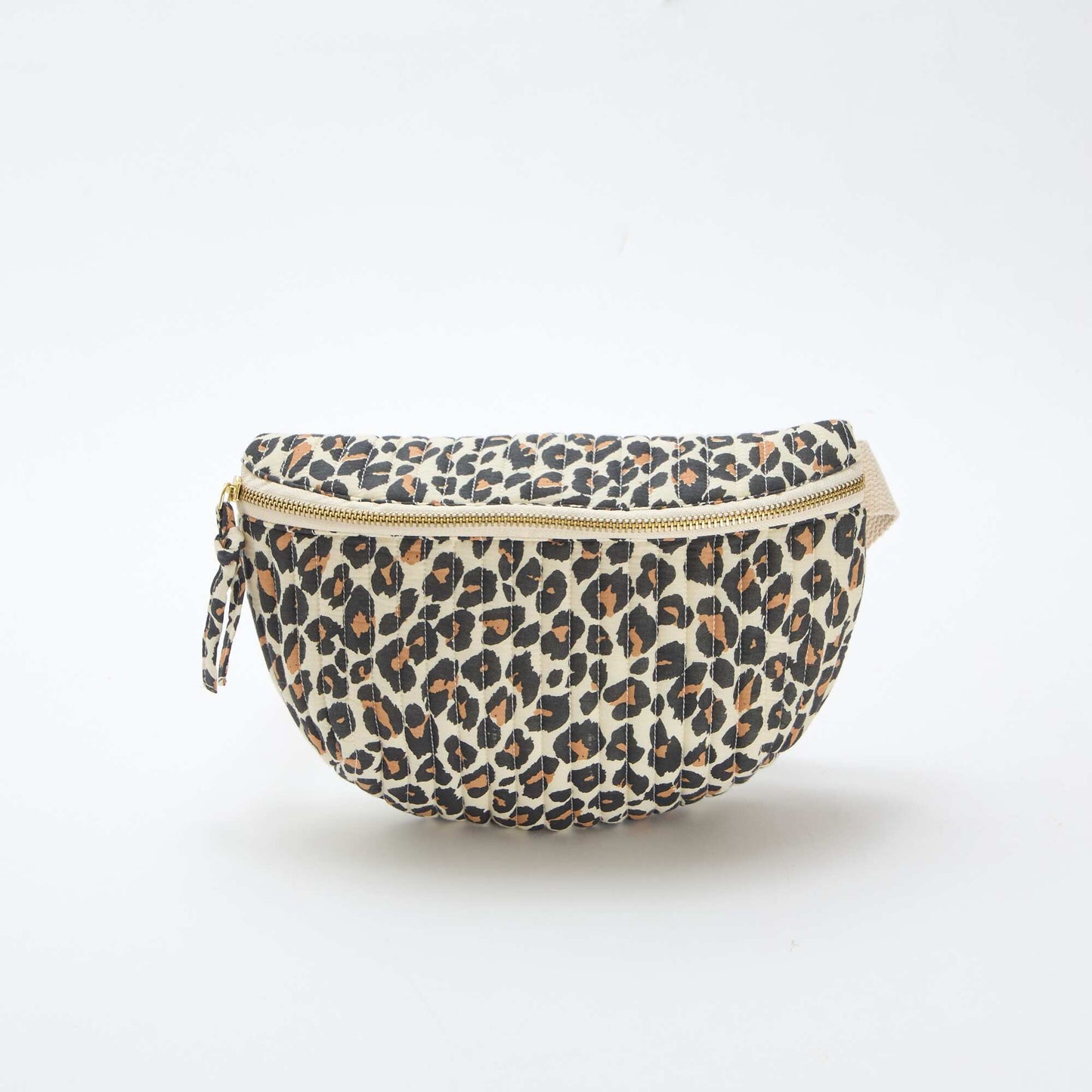 Novelty Print Belt Bag BROWN