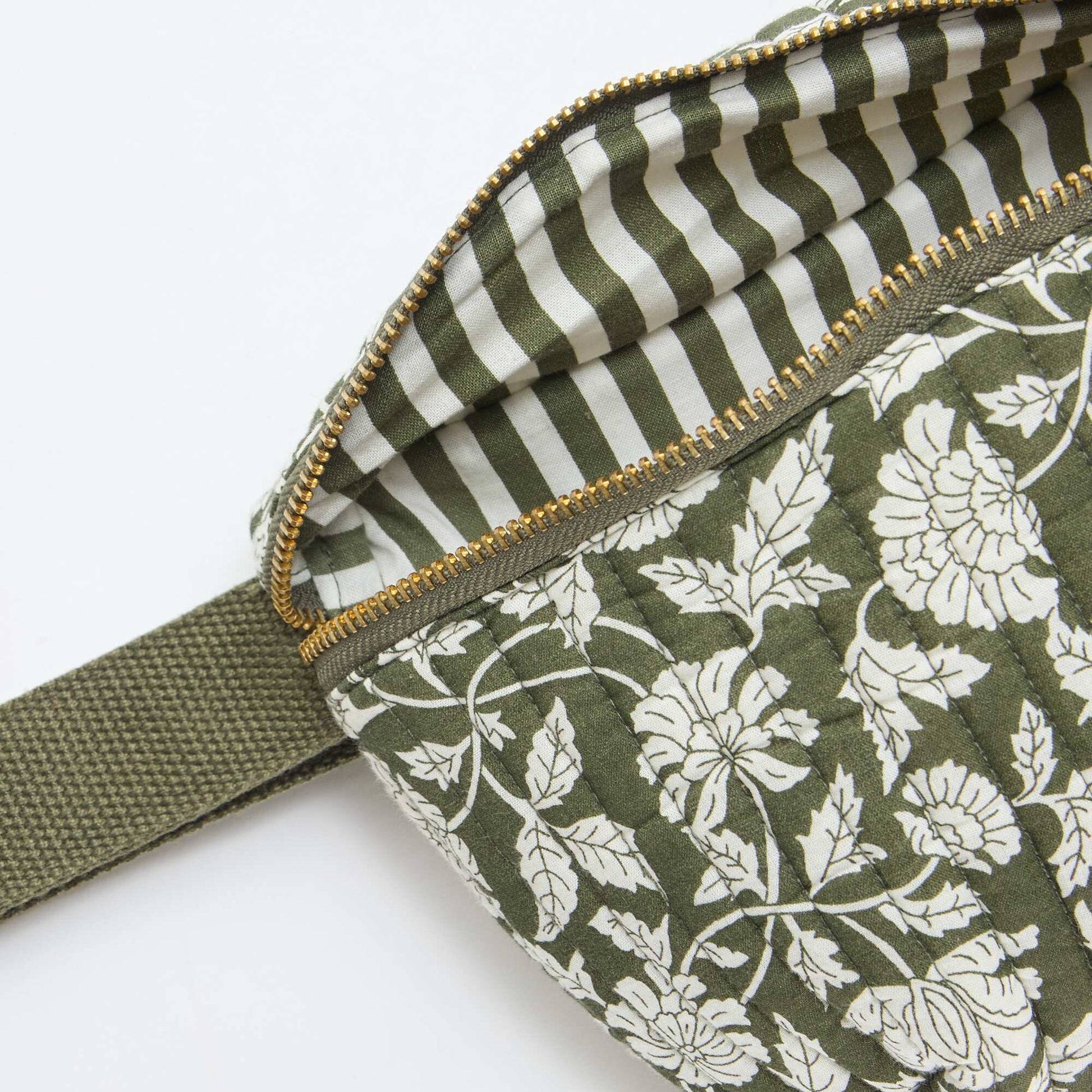 Novelty Print Belt Bag KHAKI