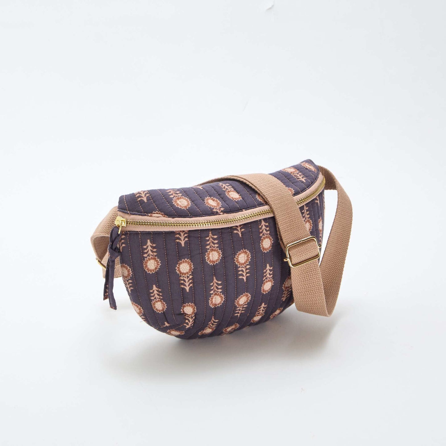 Novelty Print Belt Bag PURPLE