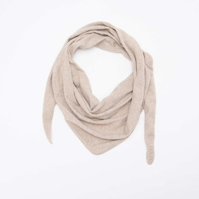 Triangle Scarf Tie-Neck Scarf BEIGE