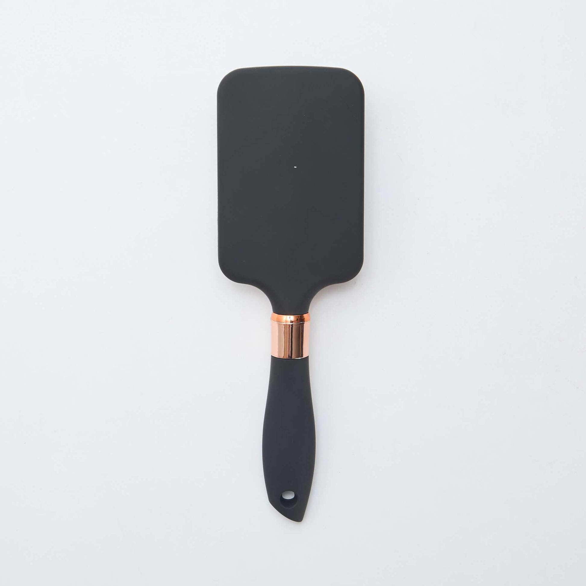 Square Hairbrush with Iridescent Handle BLACK