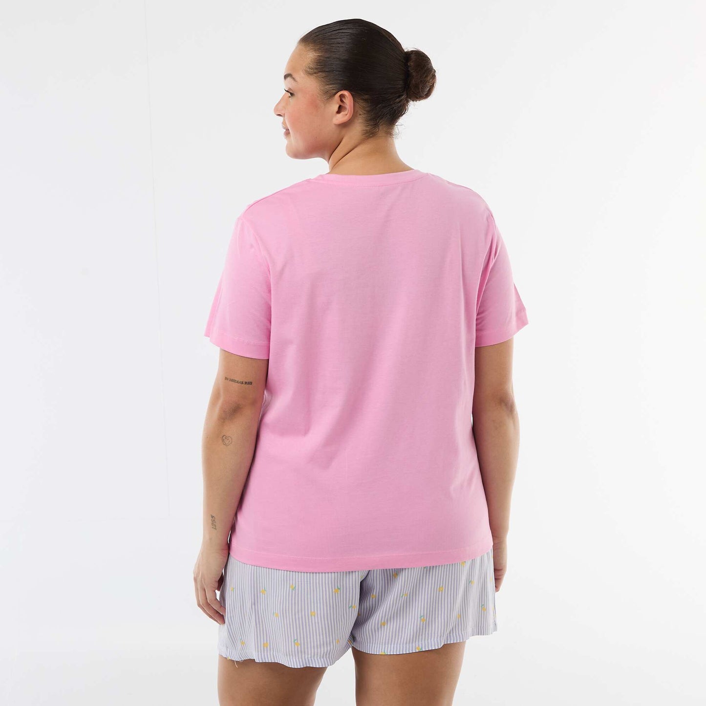 Short Pyjama Set T-shirt + Shorts - 2 pieces PURPLE