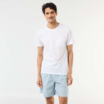 Short pajama set t-shirt + shorts - 2 pieces BLUE