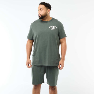 T-shirt & Shorts Pyjama Set - 2 pieces GREEN