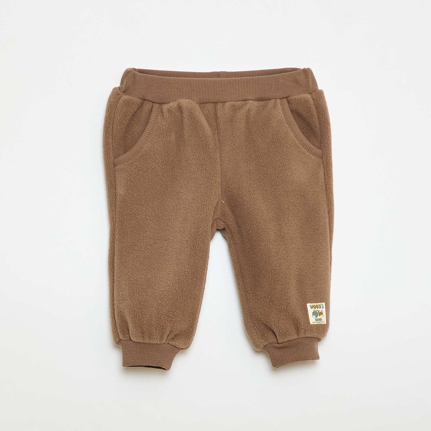 Fleece Jogger Pants BROWN
