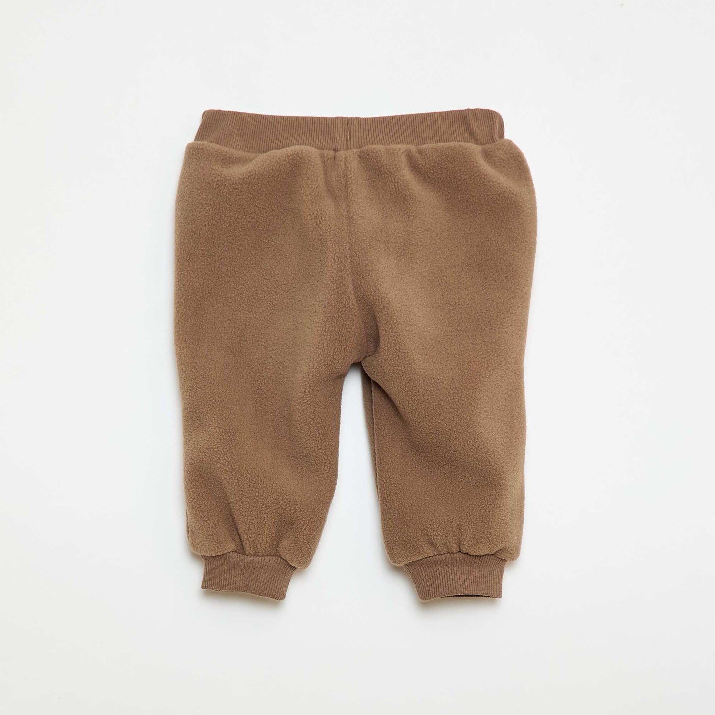 Fleece Jogger Pants BROWN