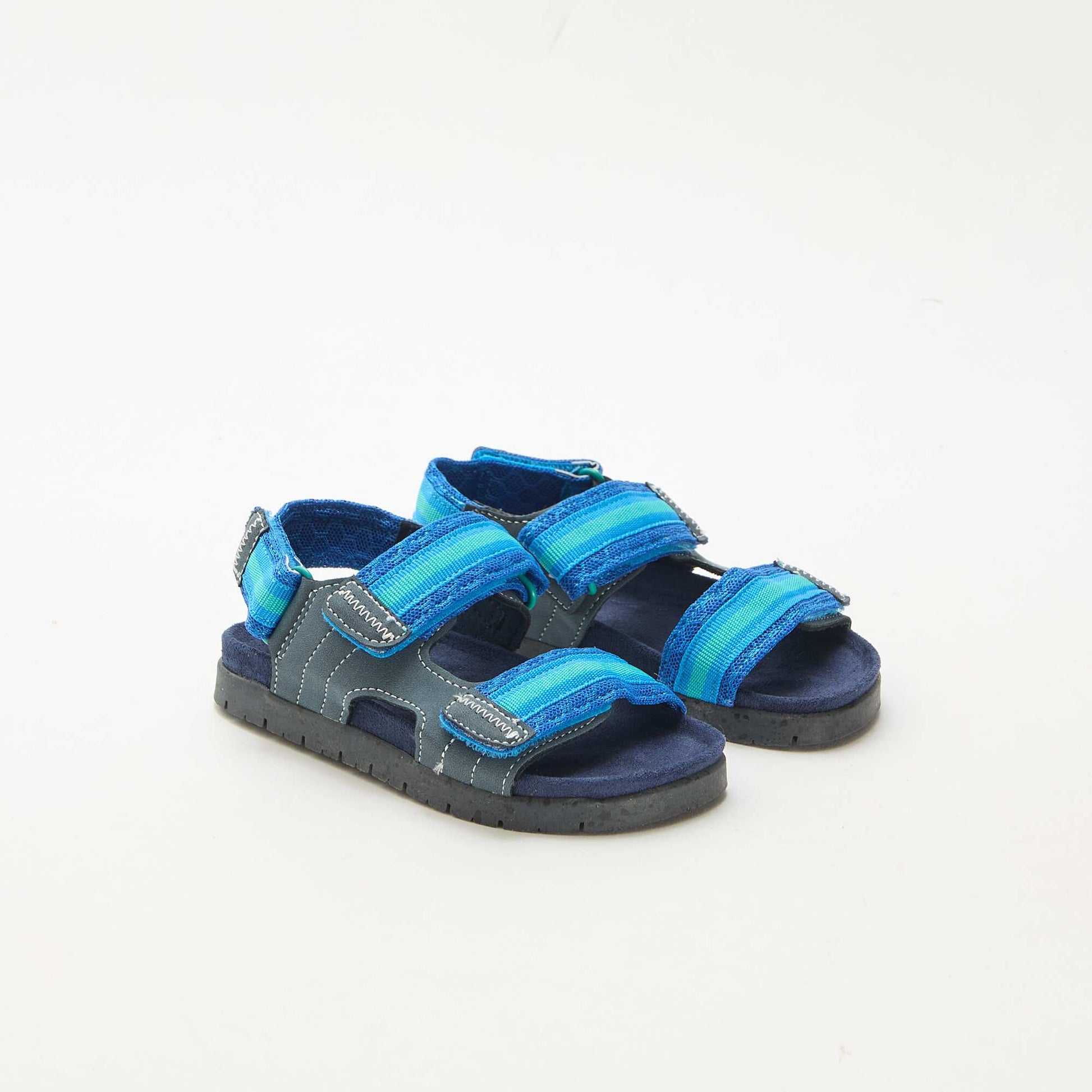 Hook-and-loop sandals BLUE