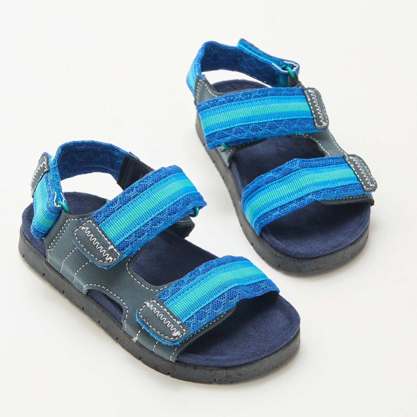 Hook-and-loop sandals BLUE