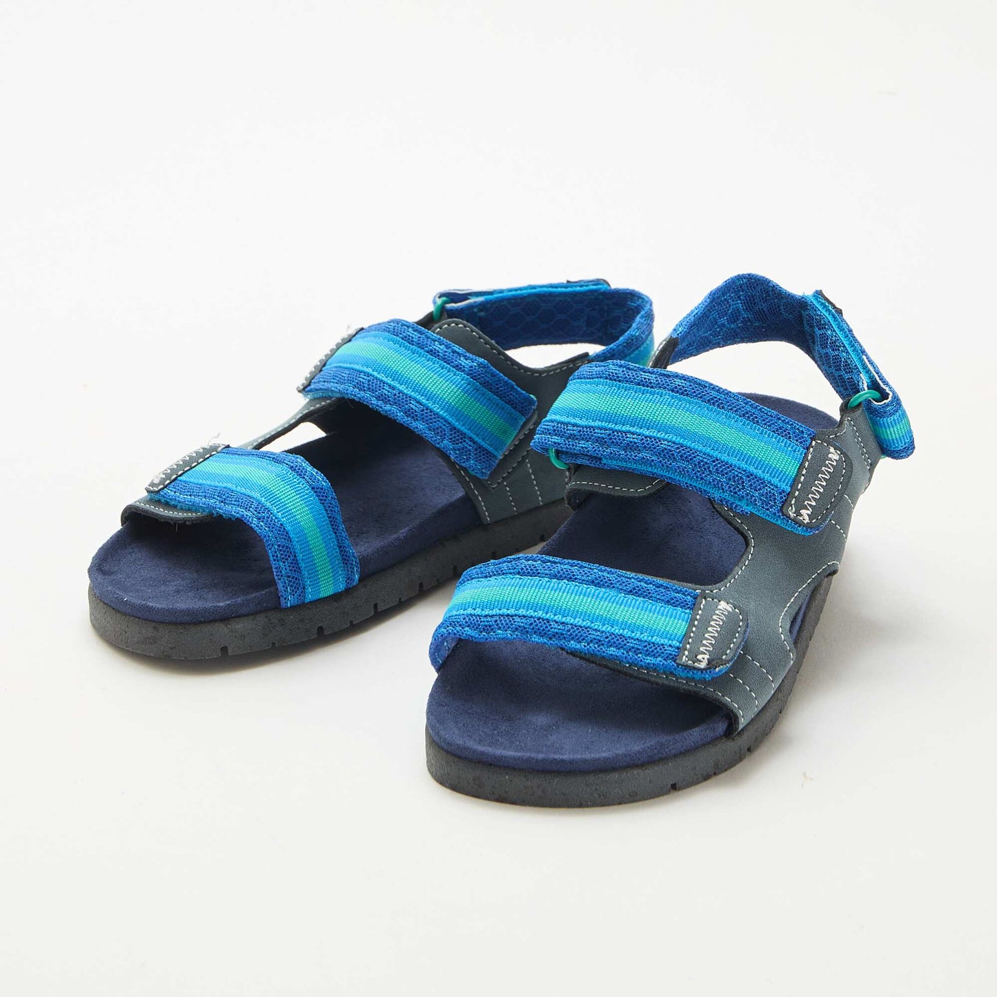Hook-and-loop sandals BLUE