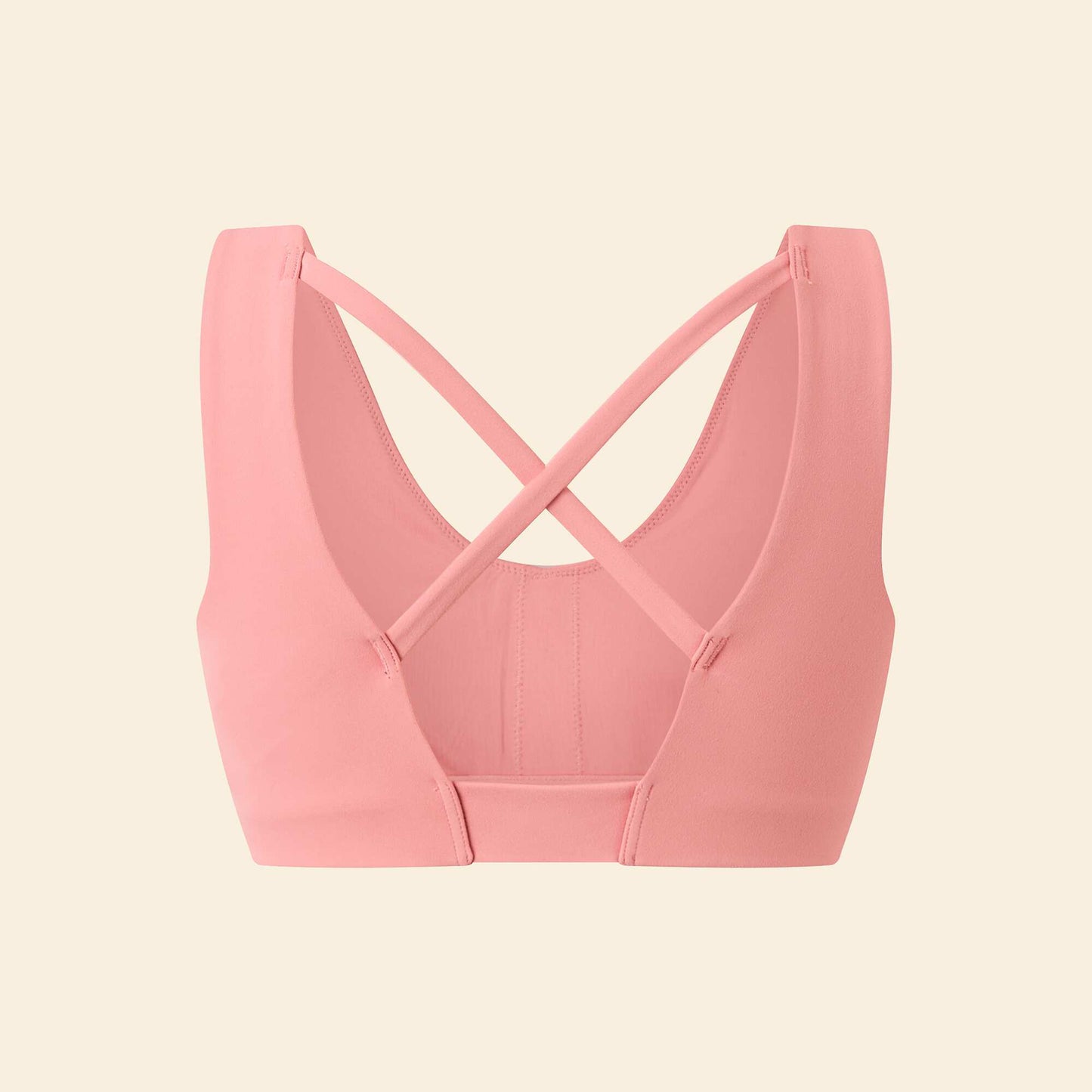 Medium Support Criss-Cross Back Sports Bra PINK