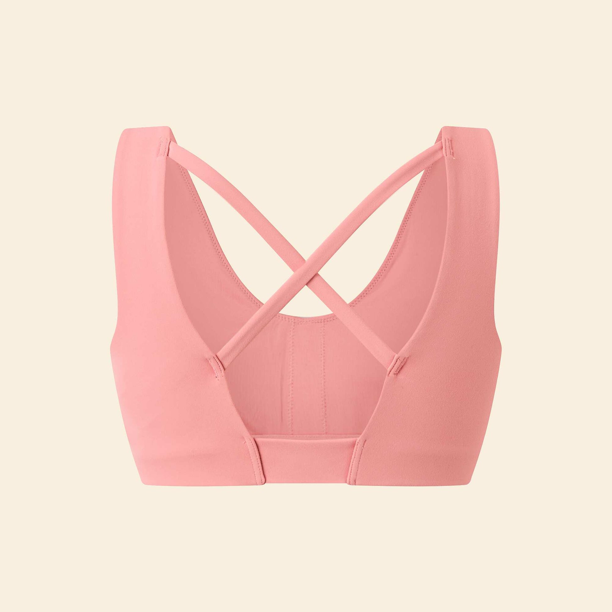 Medium Support Criss-Cross Back Sports Bra PINK