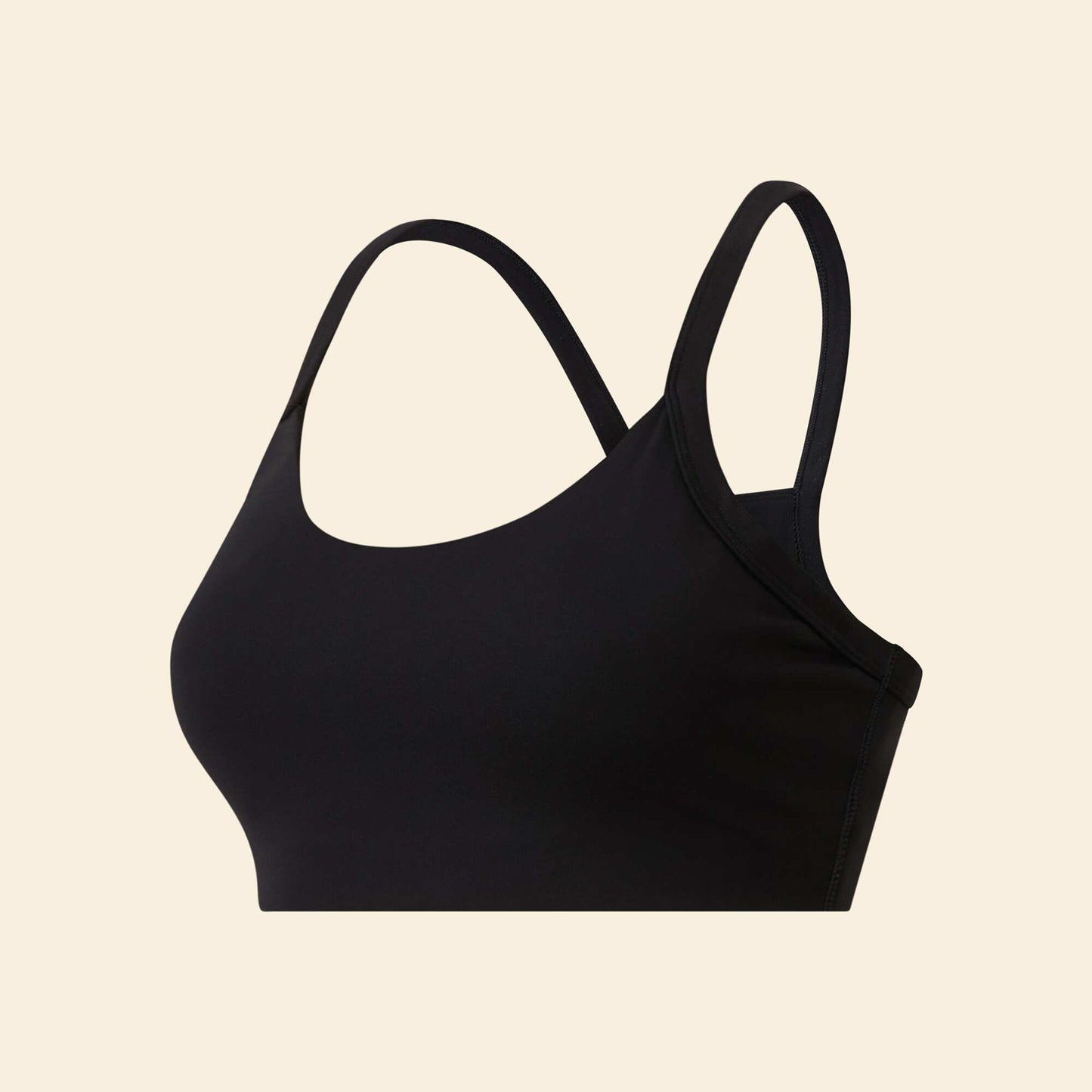 Racerback Sports Bra BLACK