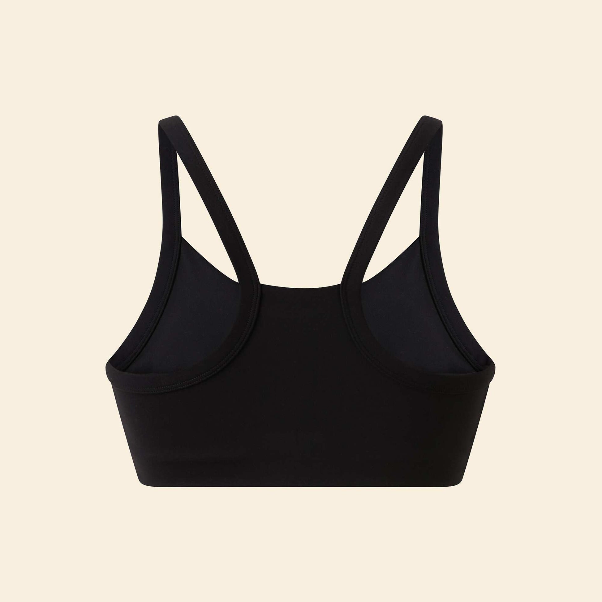 Racerback Sports Bra BLACK