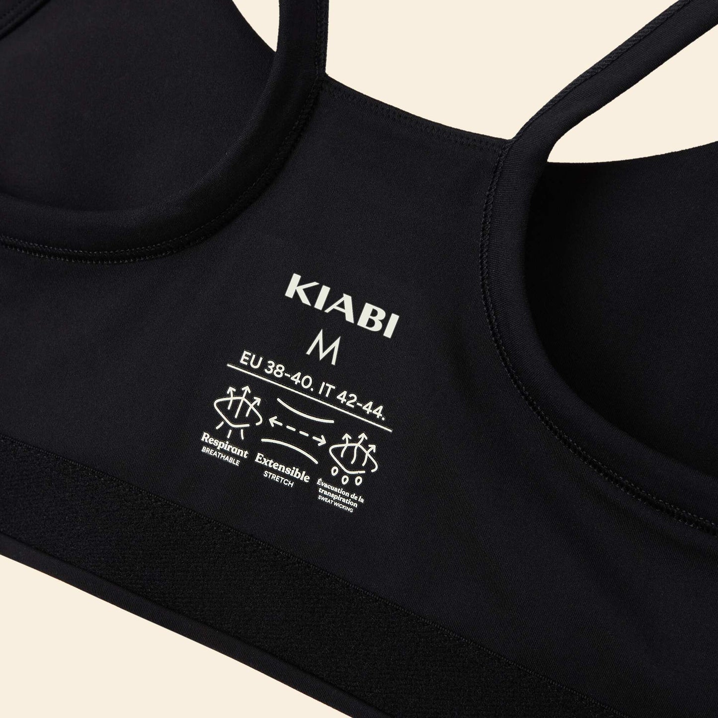 Racerback Sports Bra BLACK