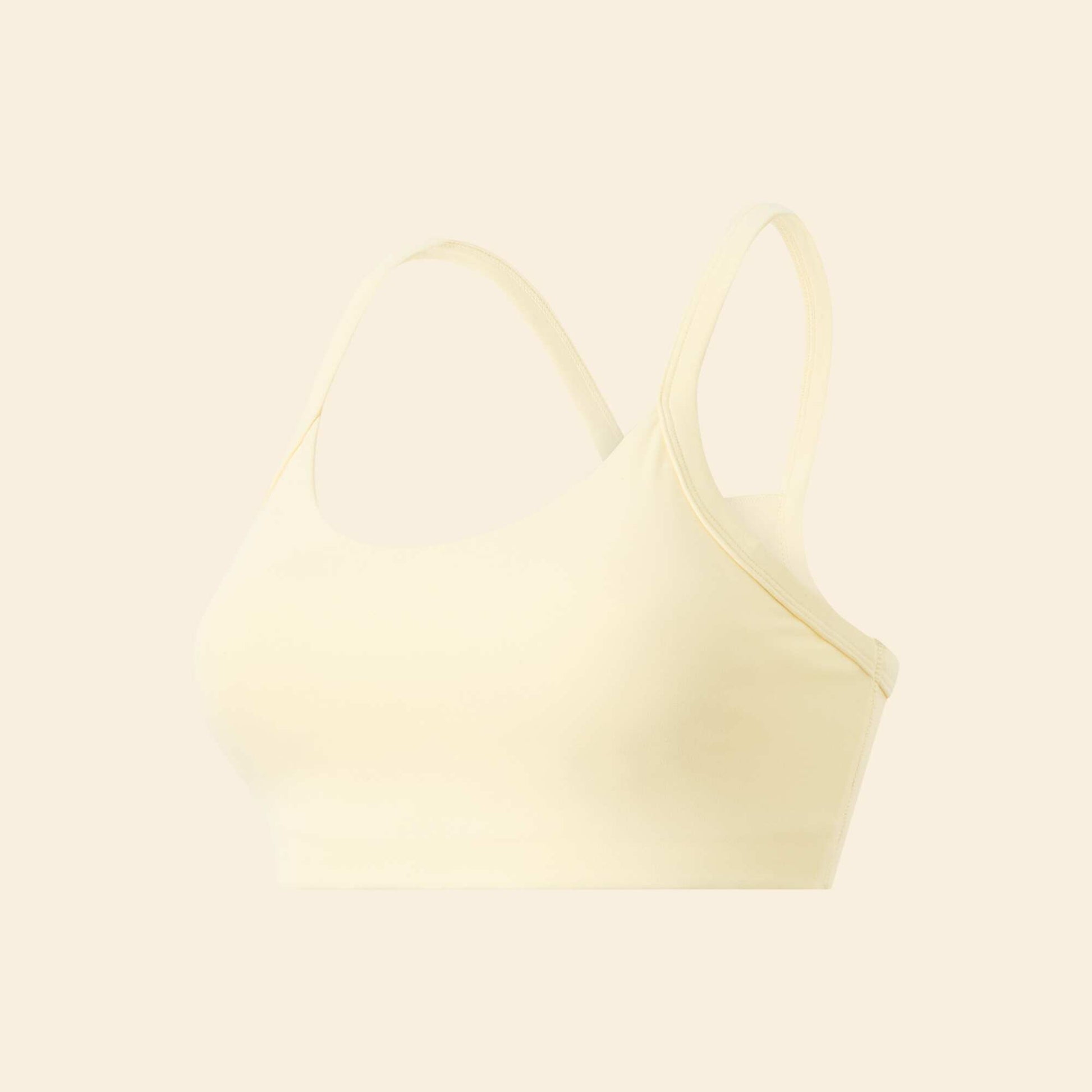 Racerback Sports Bra YELLOW