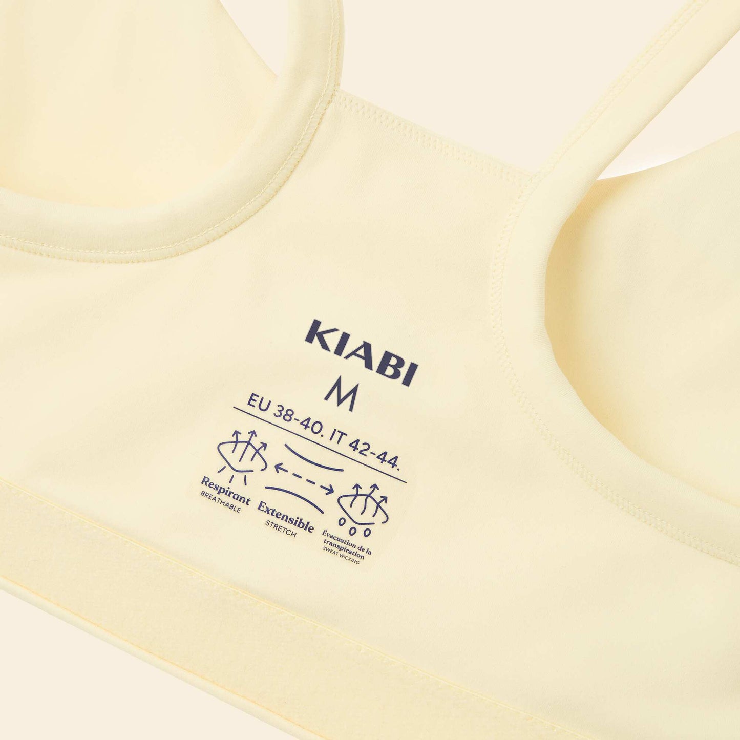 Racerback Sports Bra YELLOW